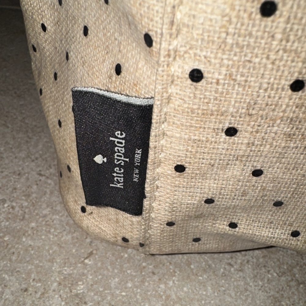 Kate Spade Tan Polka Dot Lunch Bag - Picture 3 of 5